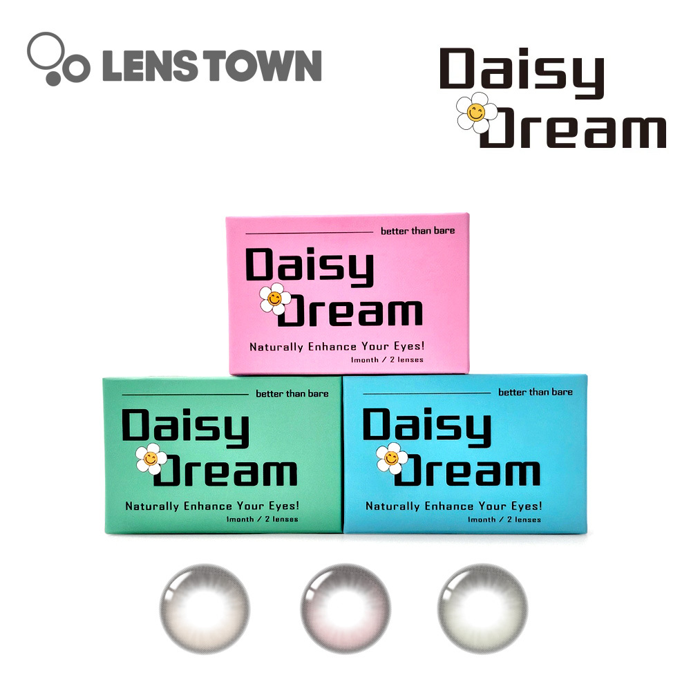 Lenstown Daisy Dream 1 Month 美瞳 彩色 月拋 隱形眼鏡 2片