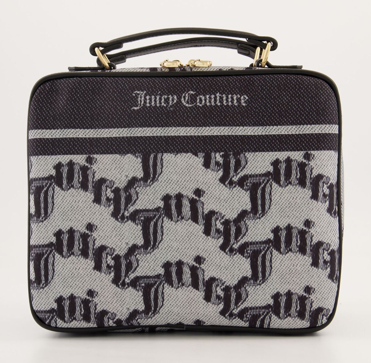 英國代購 (獨立訂單)-JUICY COUTURE Black Logo Iris Beauty&nbsp;Case