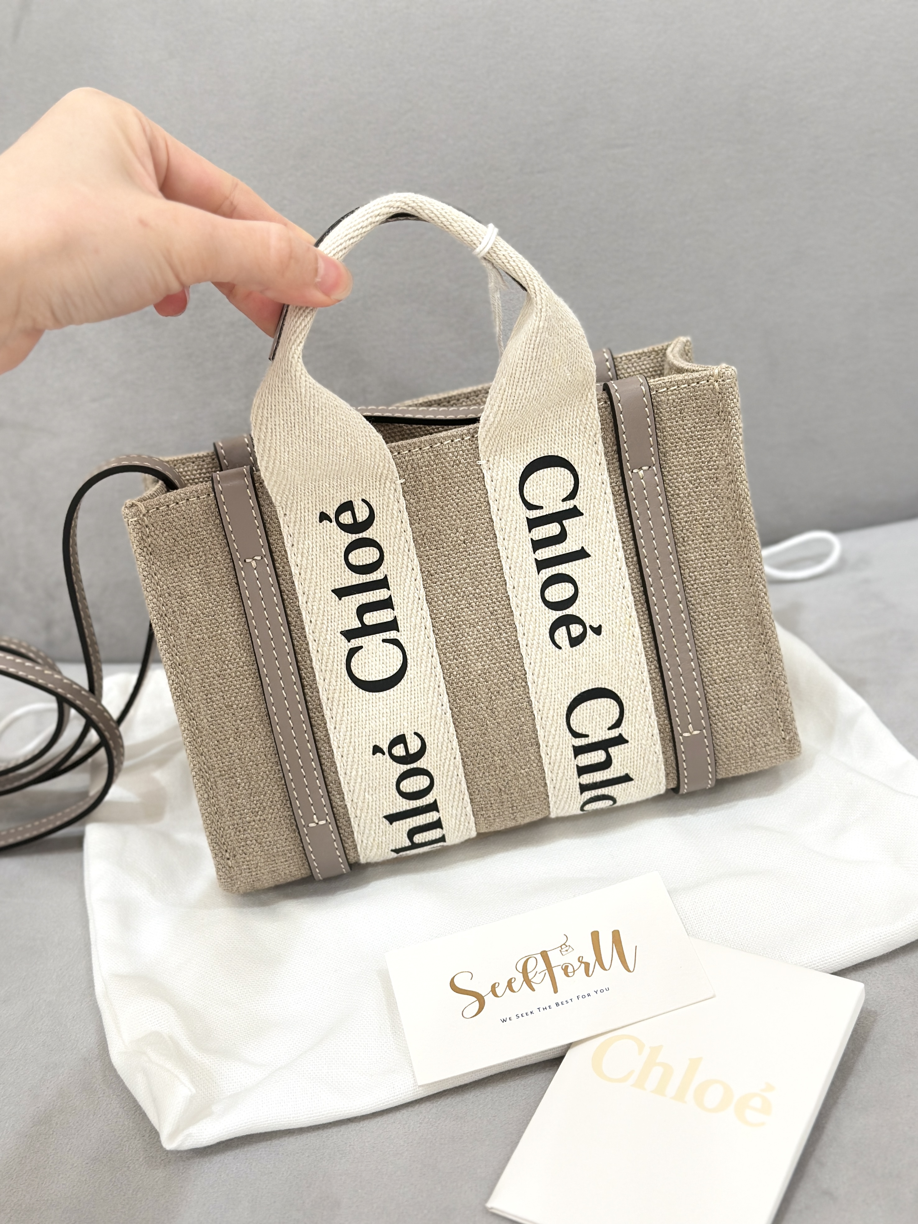 CHLOE Woody Mini Tote