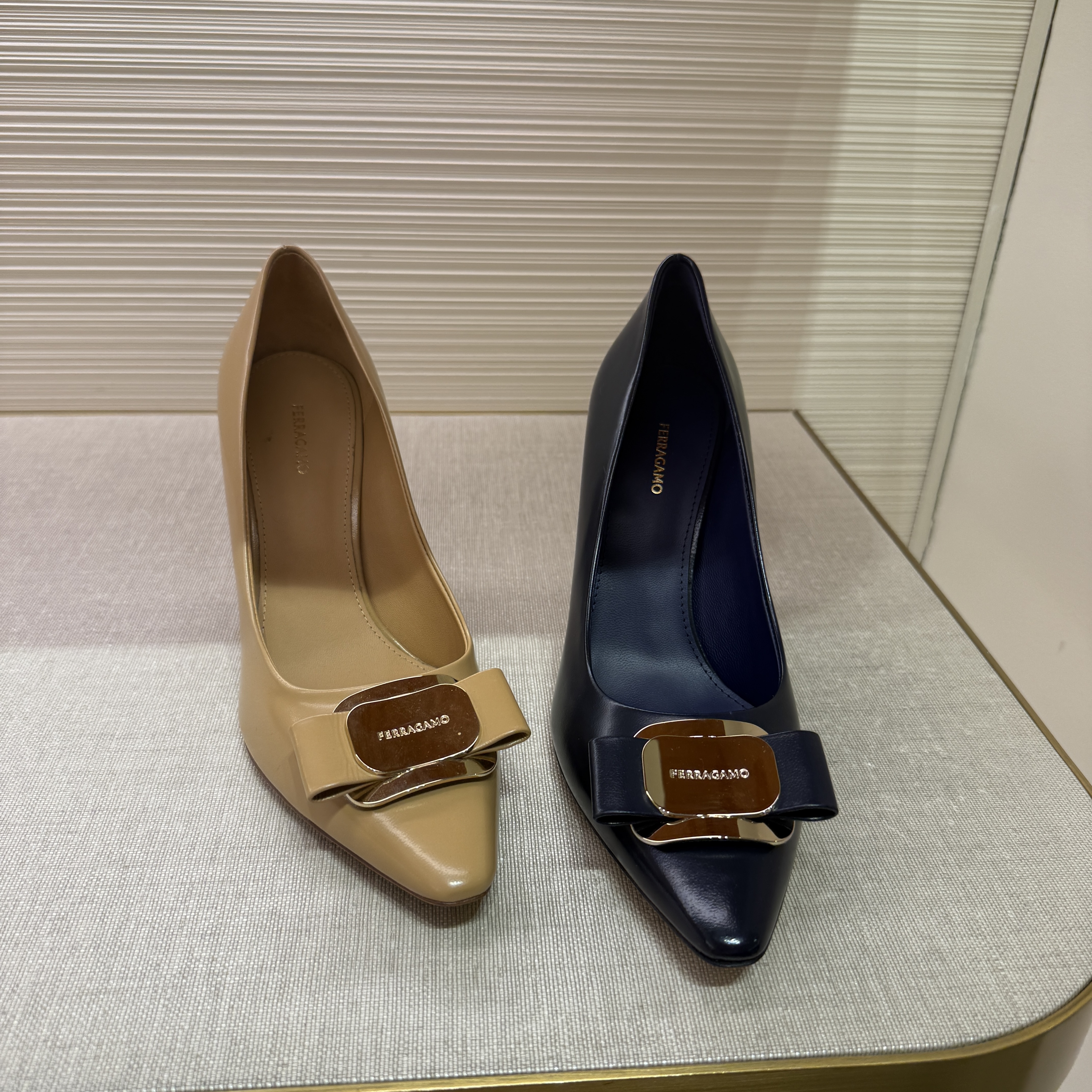 Ferragamo Zelma 85mm Heels in 2 colors