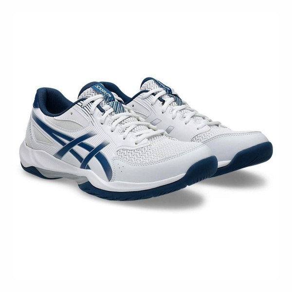 Asics 亞瑟士 GEL-Rocket 12 1071A116-100 男女 排球鞋 羽球鞋 室內運動 白 深藍