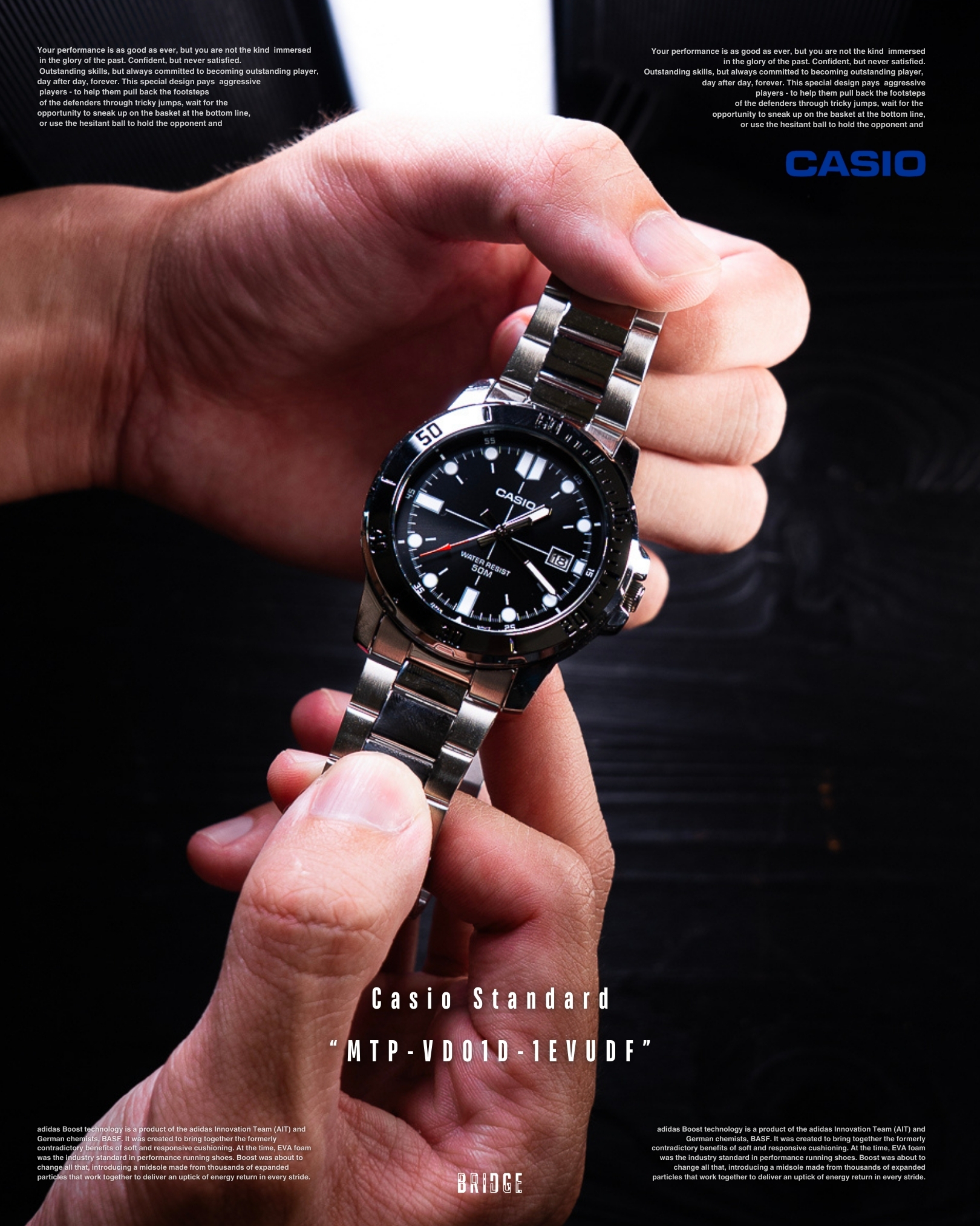 『男生要變帥 真的很簡單 😎』Casio Standard 黑 MTP-VD01D-1EVUDF