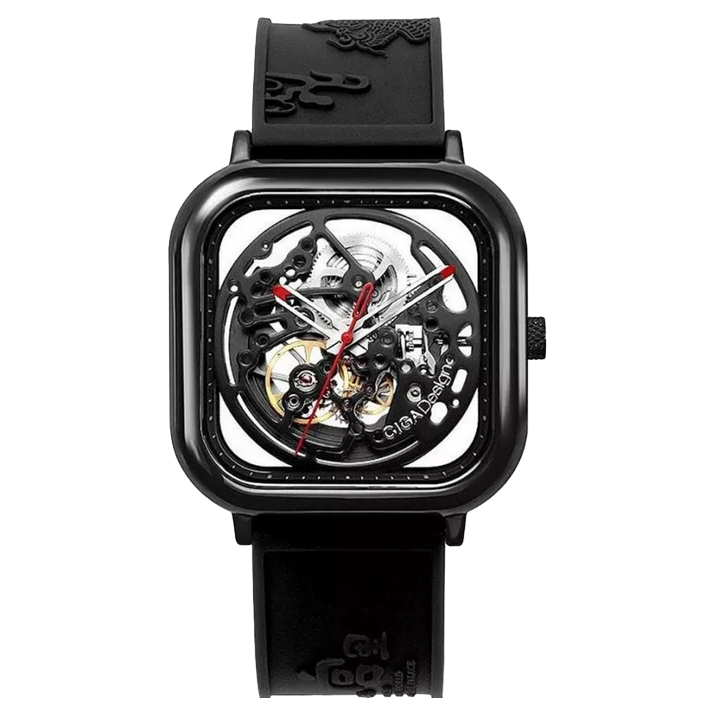 【CIGA 璽佳】宮里系列 Z051-BUBU-N5BU* 鏤空 陶瓷錶殼 立體浮雕 機械 手錶