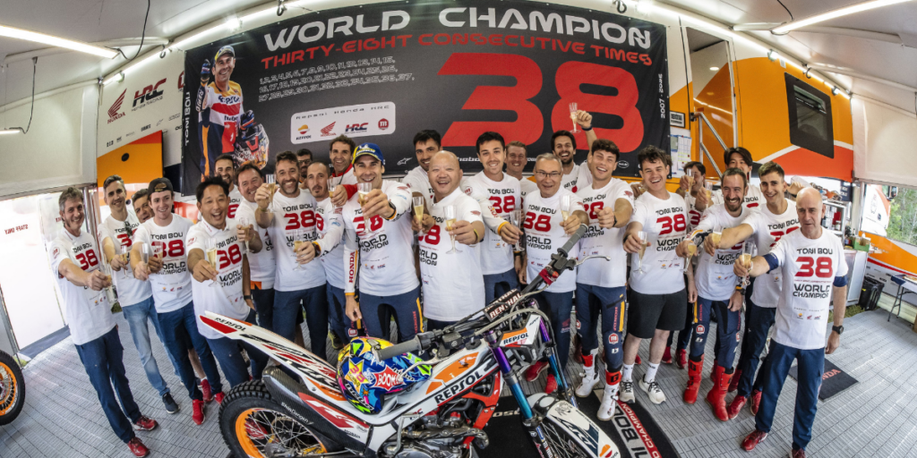 Toni Bou 在英國 TrialGP 奪下第 38 座世界冠軍