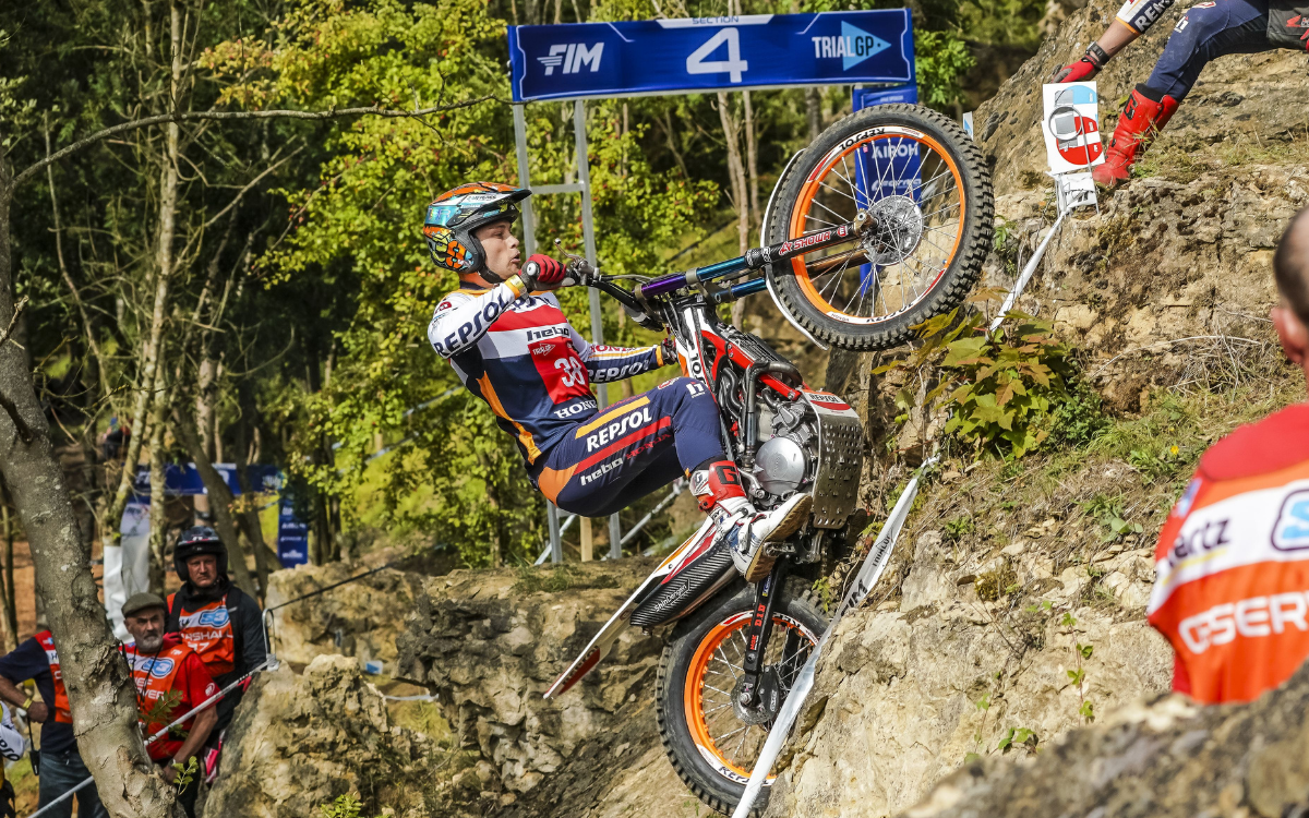 Toni Bou 在英國 TrialGP 奪下第 38 座世界冠軍