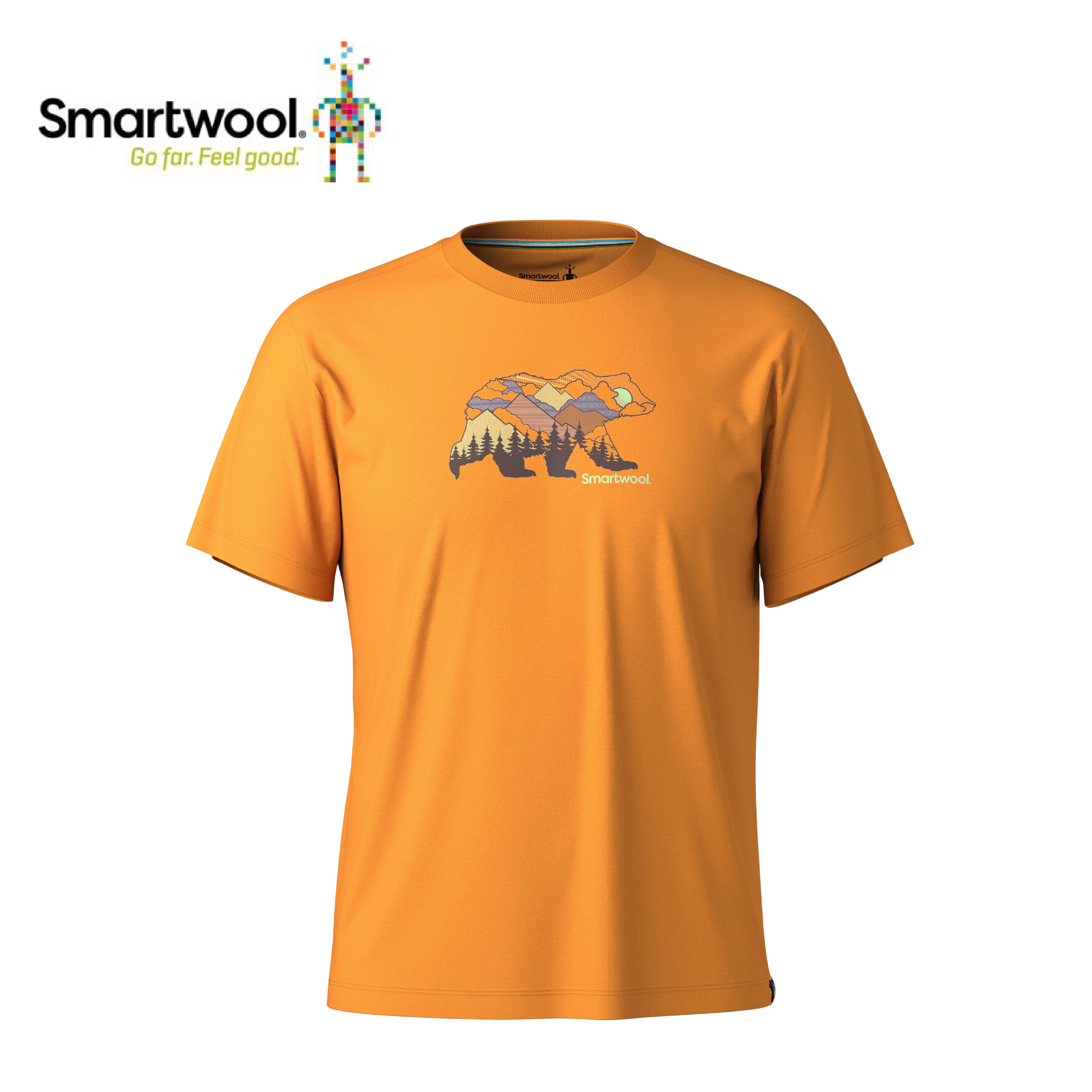Smartwool 美國 塗鴉短Tee/小熊山林 中性款 (2色) 短袖/上衣/羊毛/抑菌抗臭 10SW002777