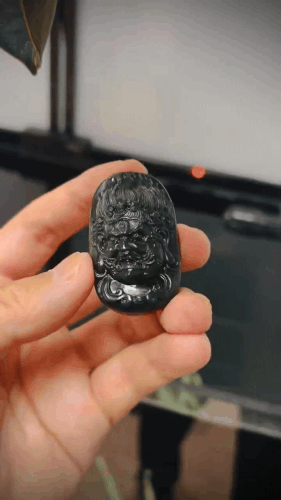 912720 和田玉塔青黃財神