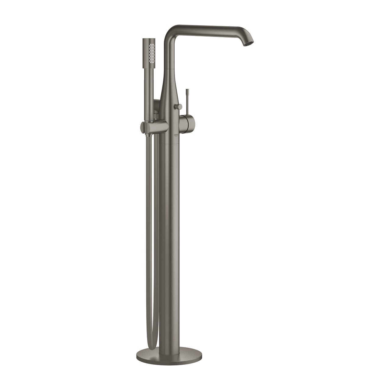 GROHE｜Essence 立式浴缸龍頭（石墨黑）含埋地軸心 25248AL1 29086000
