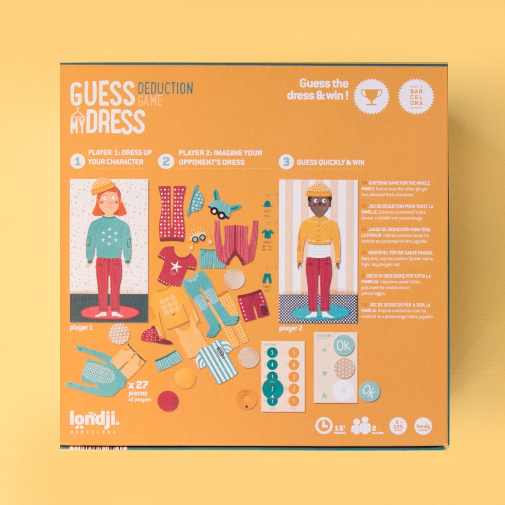 Londji STEAM 療癒系親子桌遊 (猜猜我穿什麼?)