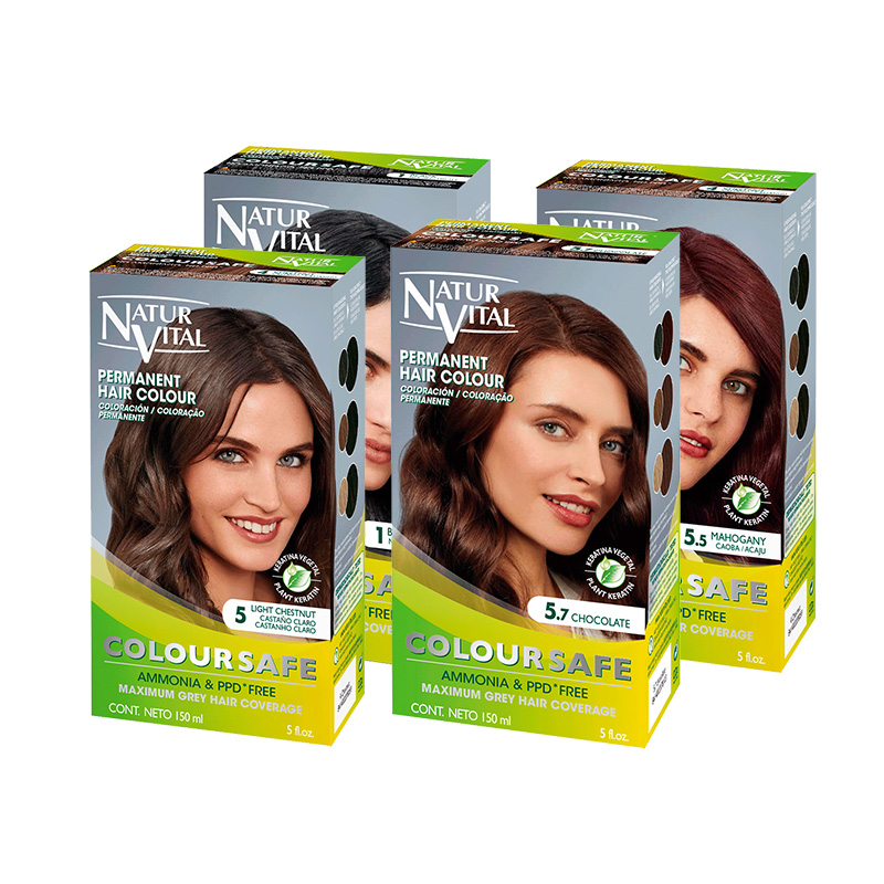 西班牙 NATURVITAL草本持久染髮霜150ml (多色可選）