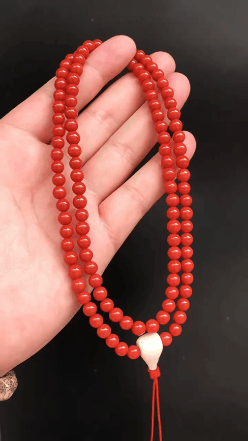 912722 南紅項鏈 (6.5mm直徑)