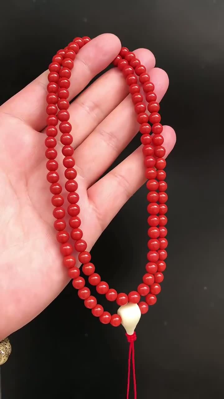 南紅項鏈 (6.5mm直徑),天然南紅瑪瑙