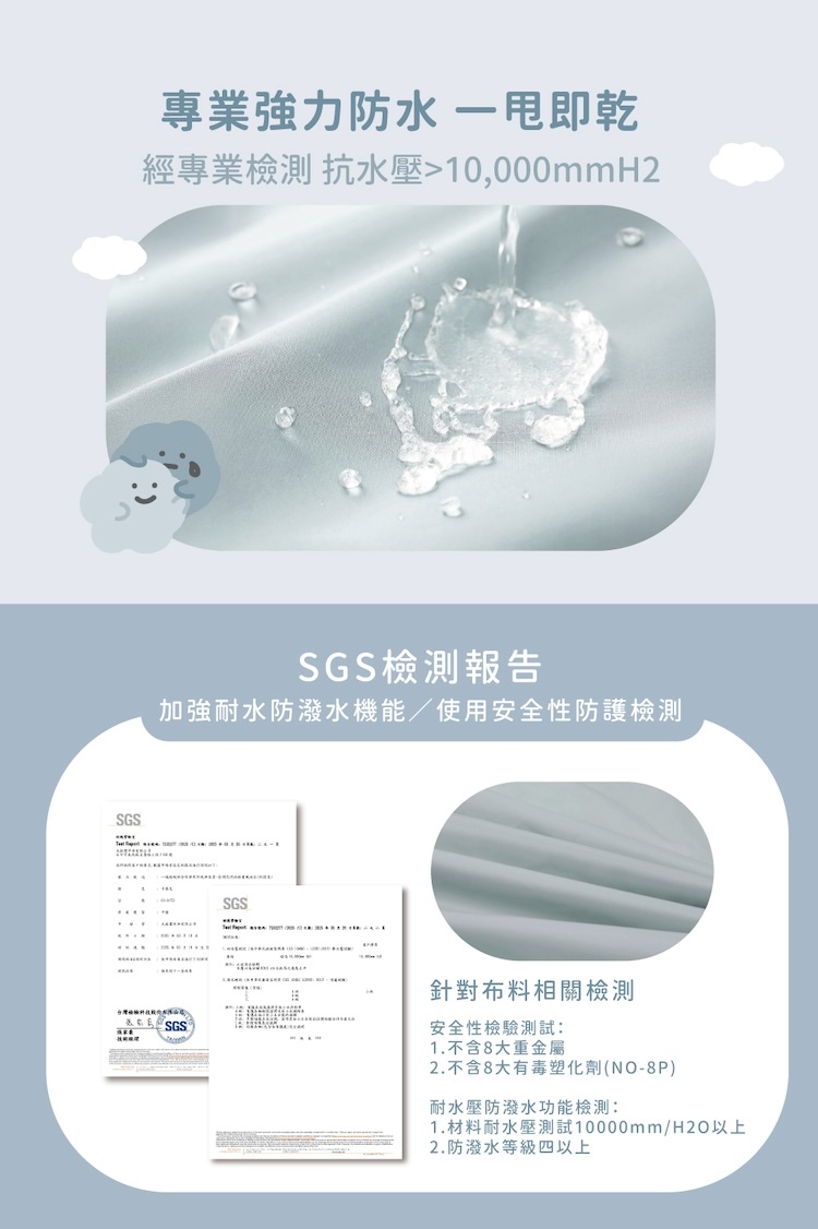 雨日喜寶 前開式 風雨衣 (附提袋) feat. TCF