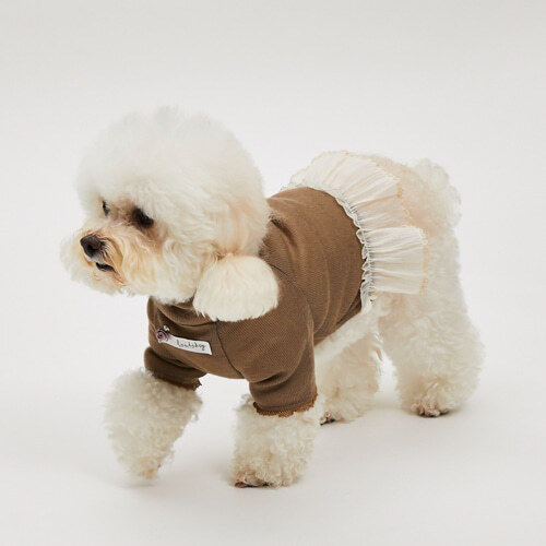 Louisdog 沈穩卡其高領衫