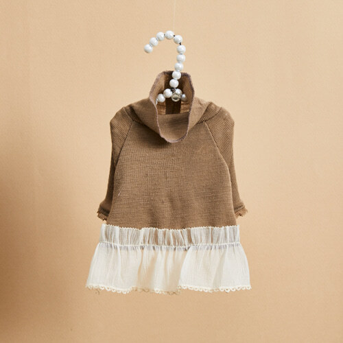 Louisdog 沈穩卡其高領衫