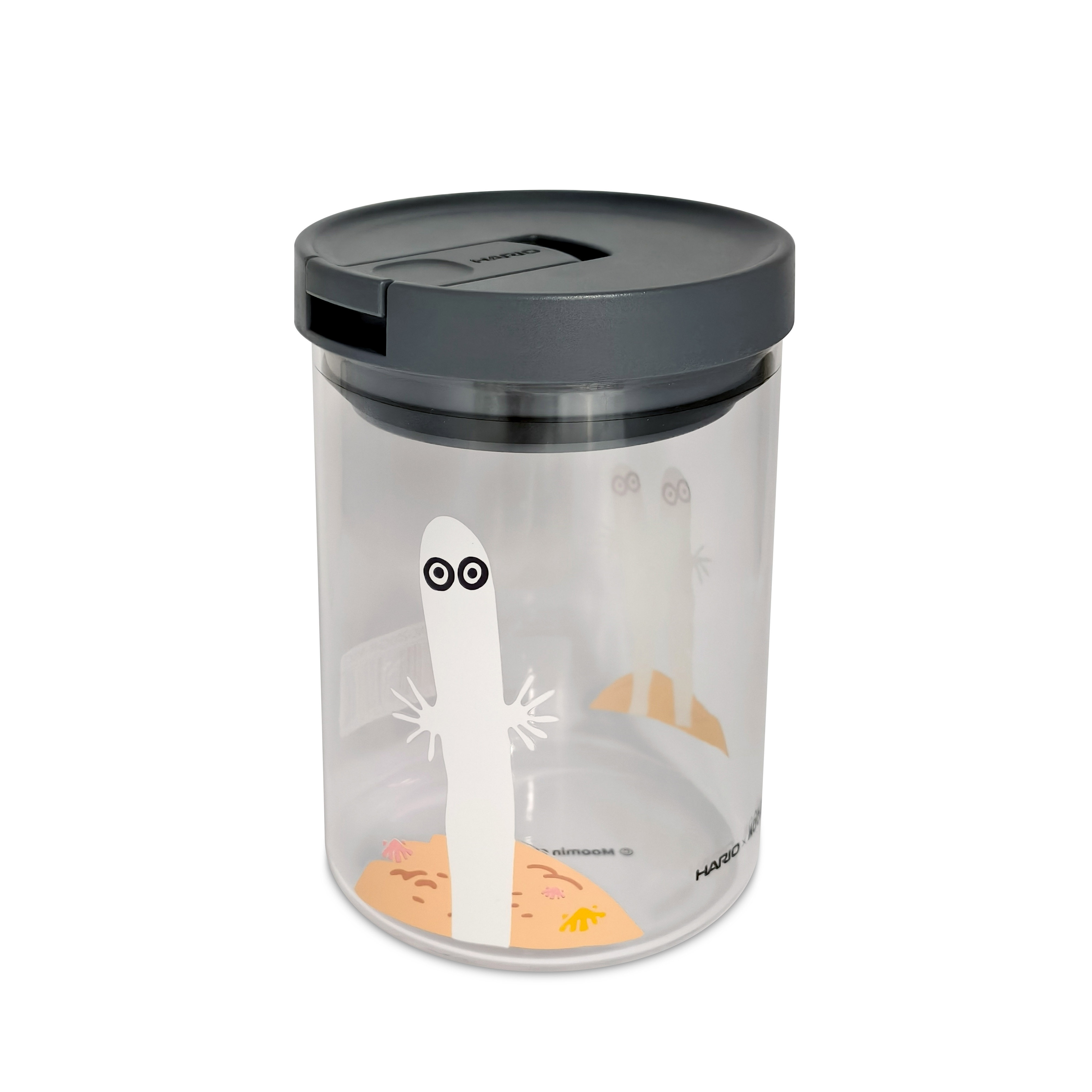 日本HARIO x MOOMIN 800ml 玻璃儲存罐 -MMMCNC200G