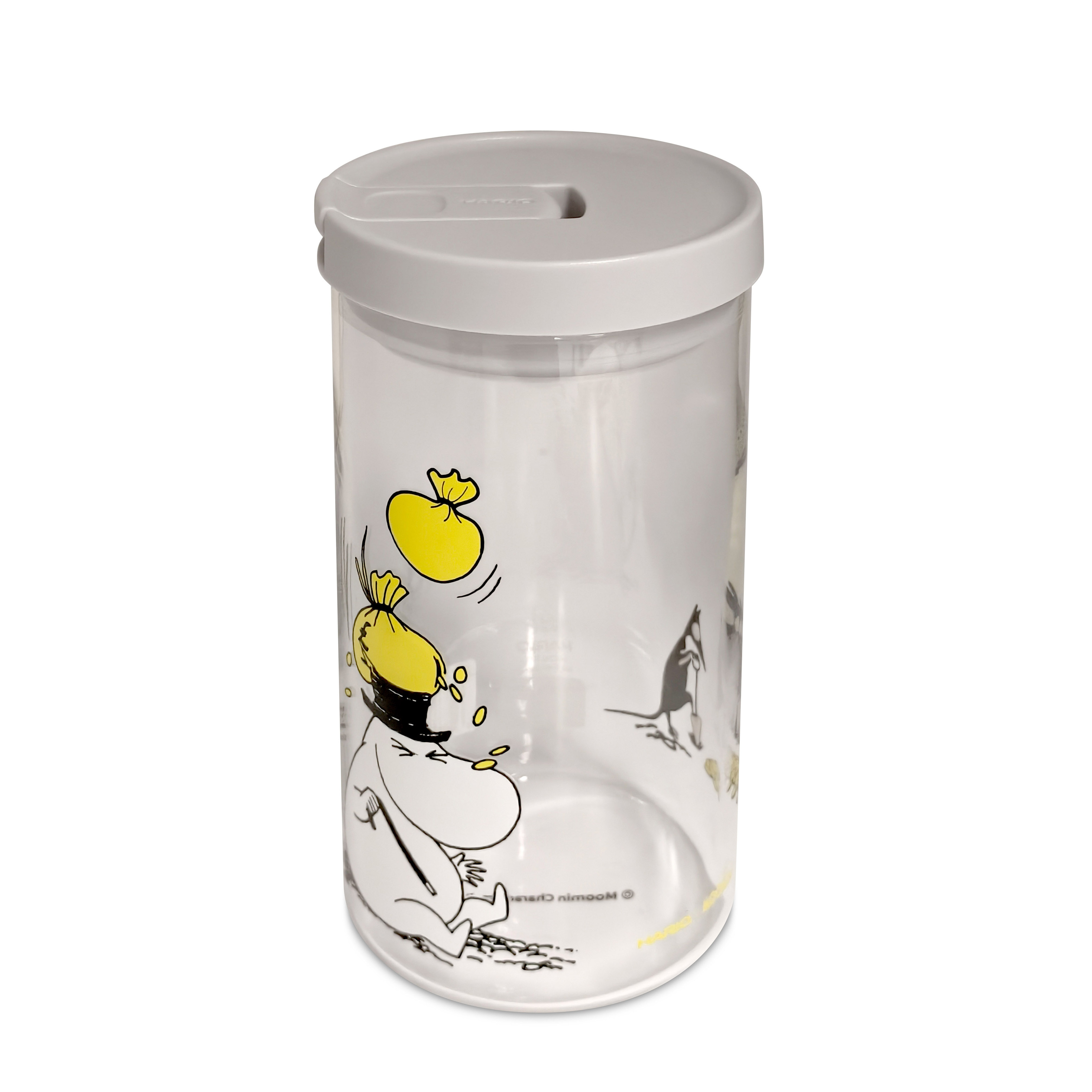 日本HARIO x MOOMIN 1000ml 玻璃儲存罐 -MMMCNC300P
