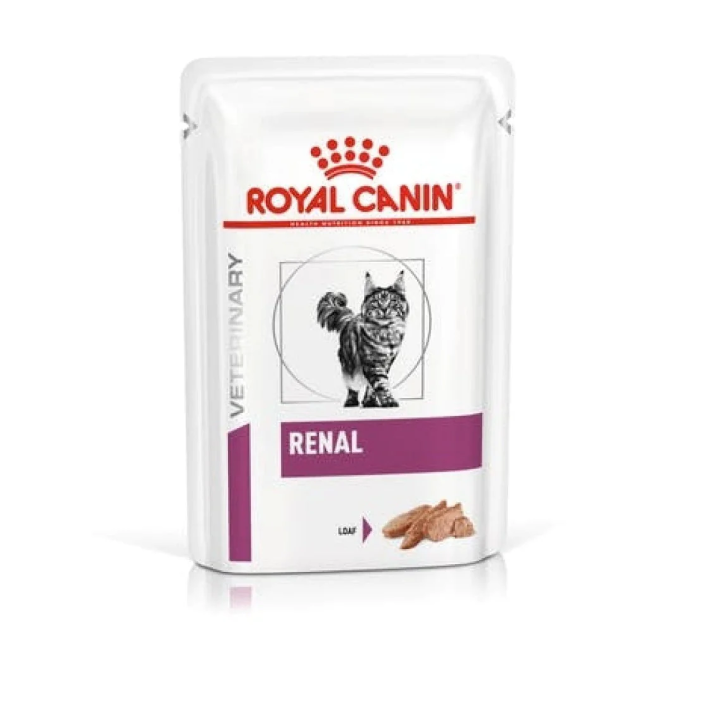 Royal Canin - 獸醫配方 -  Renal (Loaf) (RF23) 成貓腎臟處方濕包 (肉塊)  85g (原箱12包)