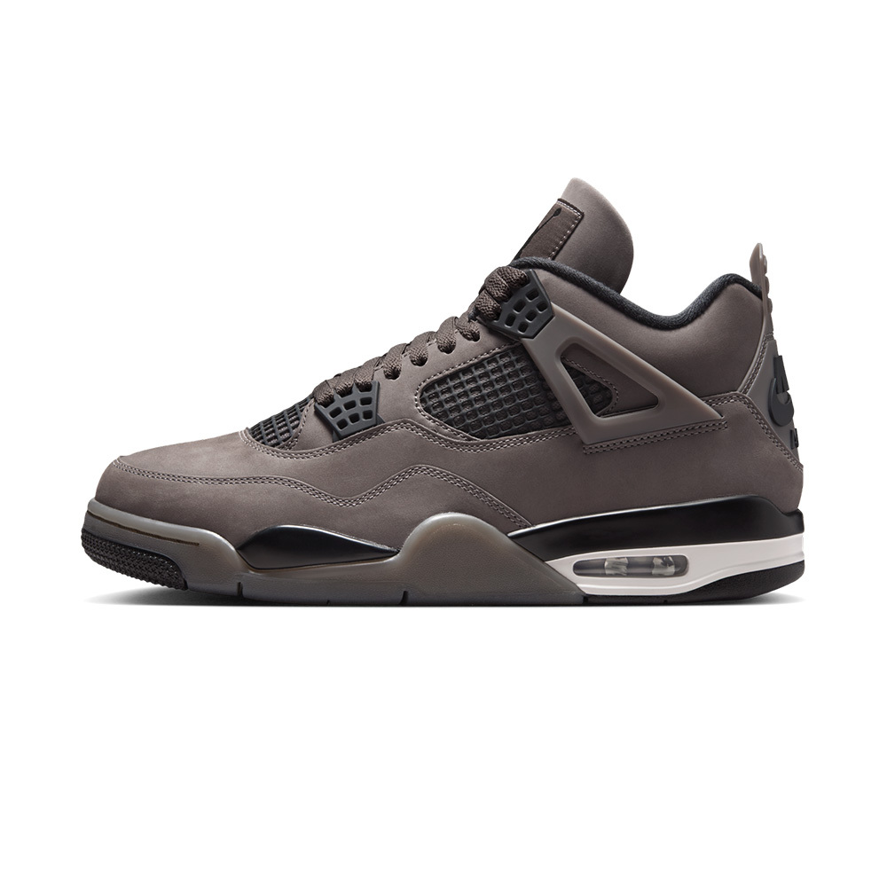 Nike Air Jordan 4 Retro 男鞋 霧黑灰色 AJ4 運動 拼接 復古 休閒鞋 FV5029-200
