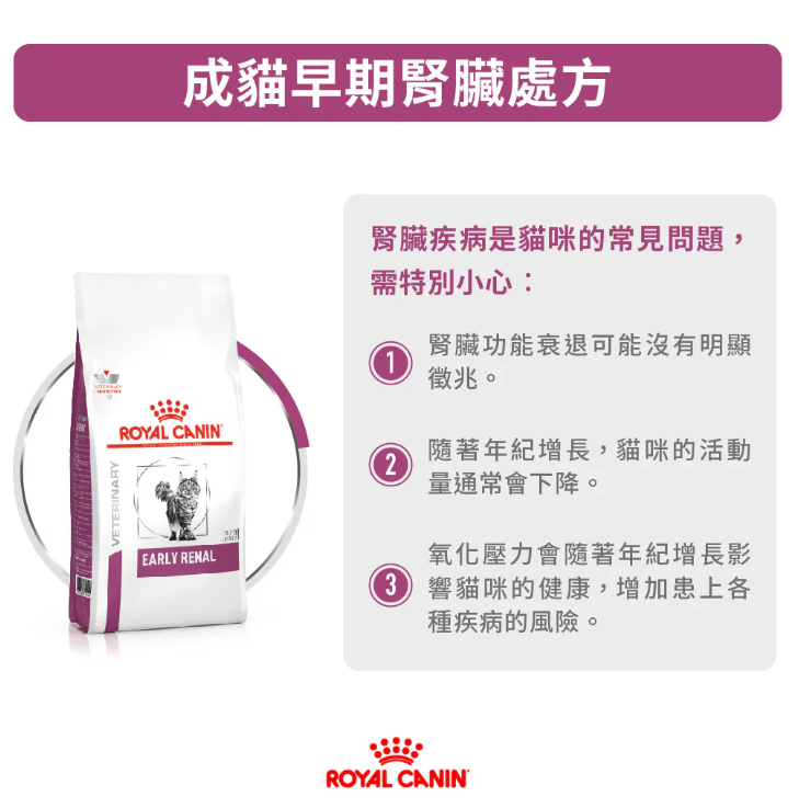 Royal Canin - 獸醫配方 - Early Renal 成貓早期腎臟獸醫處方乾糧