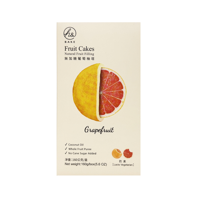 烘焙客 DiHaNi(無加糖)葡萄柚塔(奶素) 160g