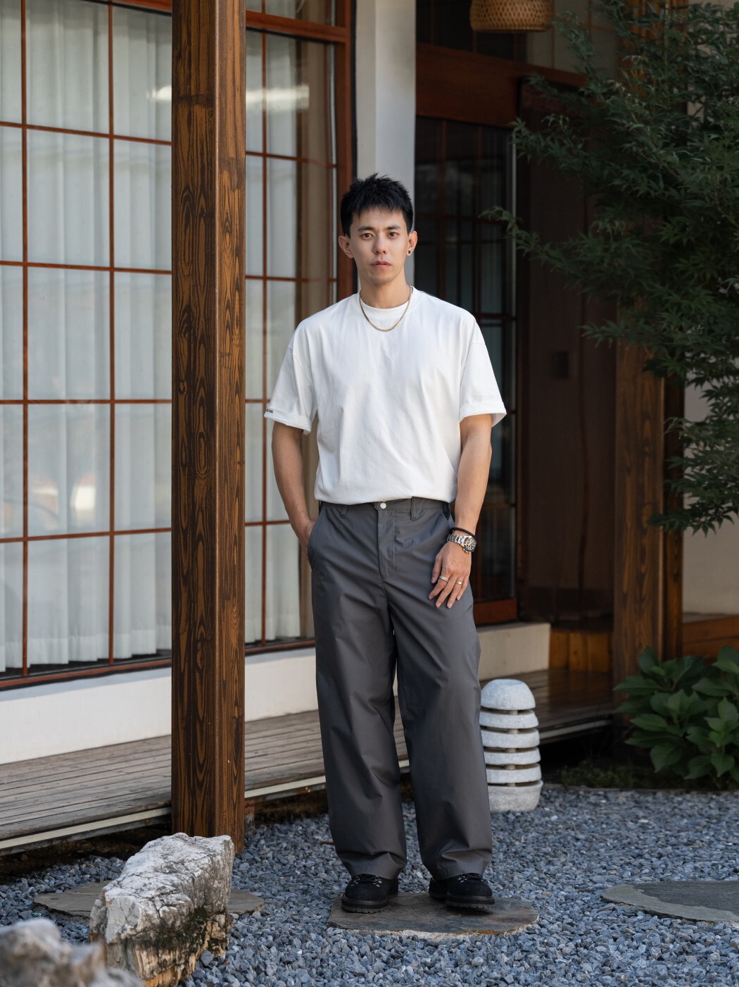 #預購 MASSULTI 25AW 素色 抗靜電 直通休閒褲 三色