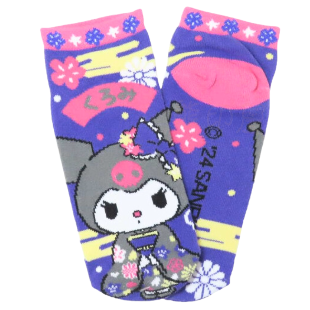 Sanrio Kuromi和服襪子(22cm~24cm)