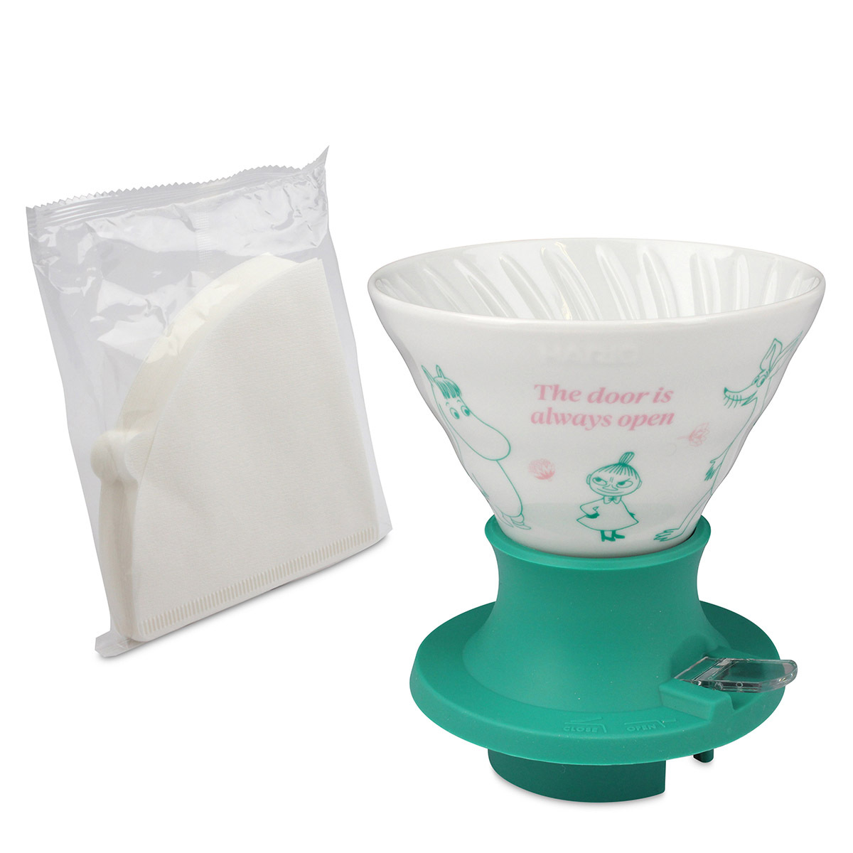 日本HARIO×MOOMIN 200ml 浸漬式陶瓷咖啡濾杯 (80週年) -MMSSDC02MO