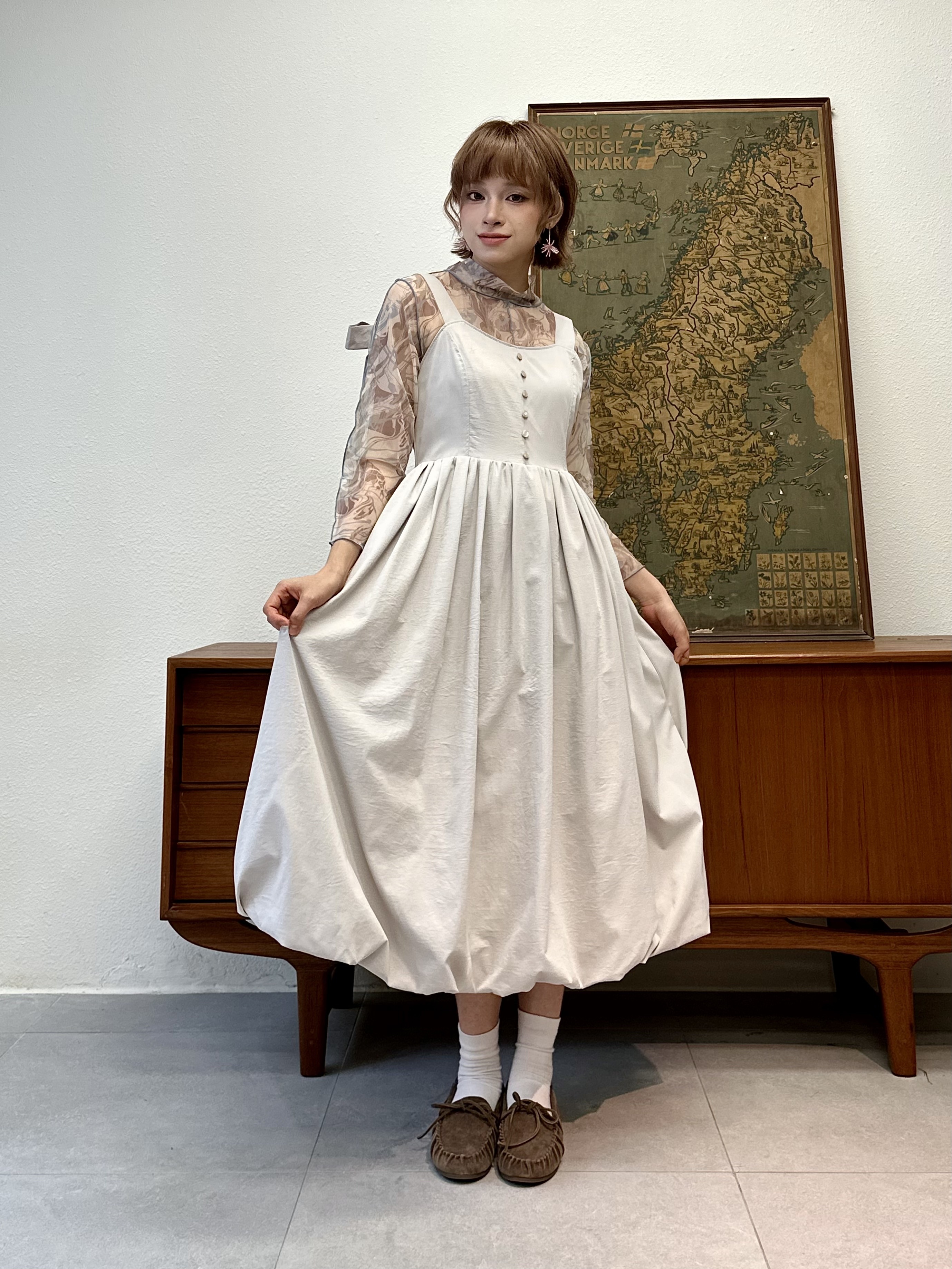 拆翼天使～氣球背心裙 - OP53827