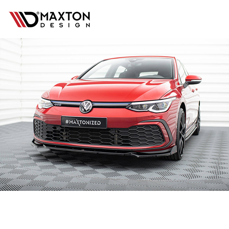 MAXTON DESIGN V2前下巴+FLAP VW GOLF GTI MK8 2020-2024