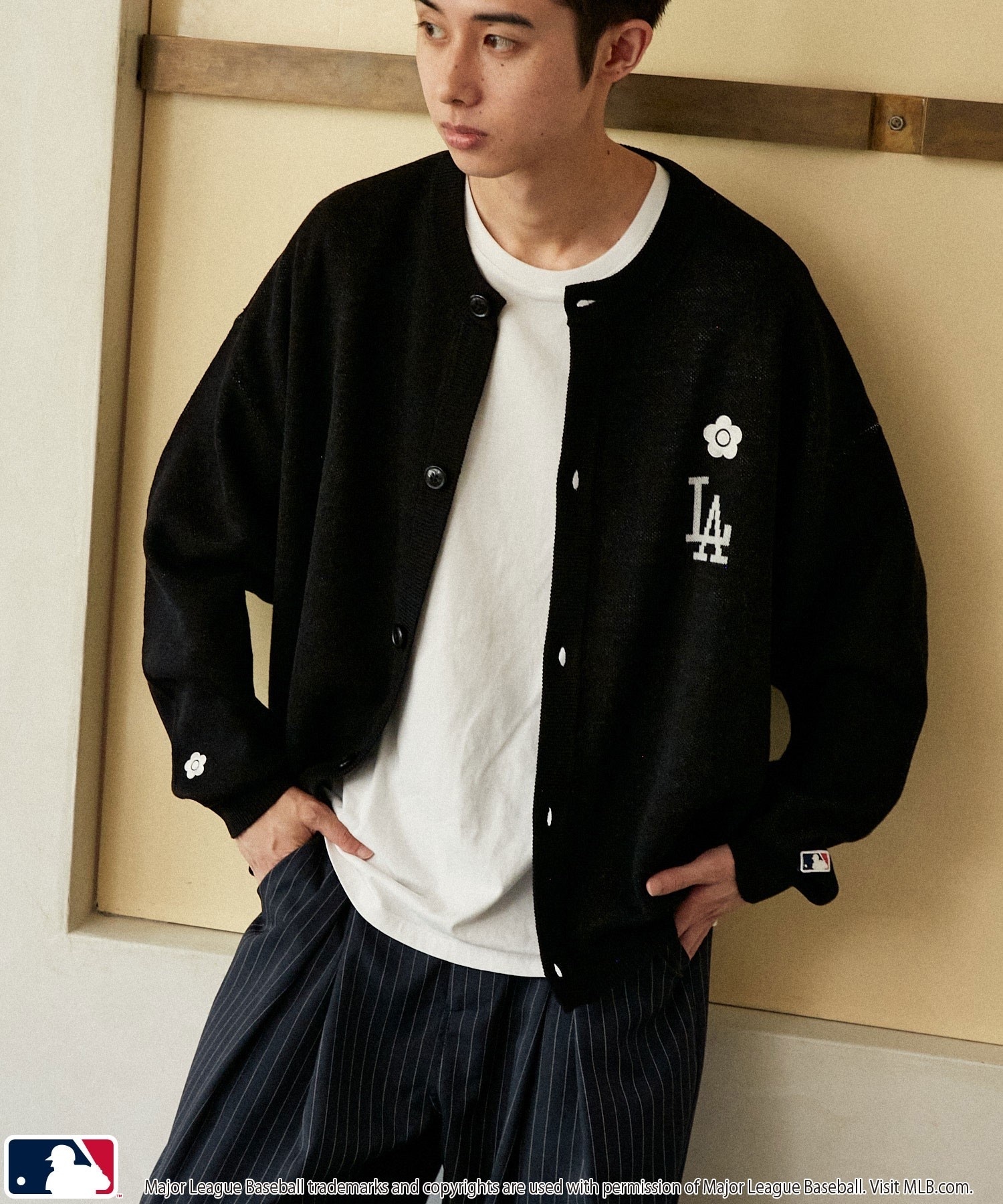 MLB×MARY QUANT / CREWNECK KNIT