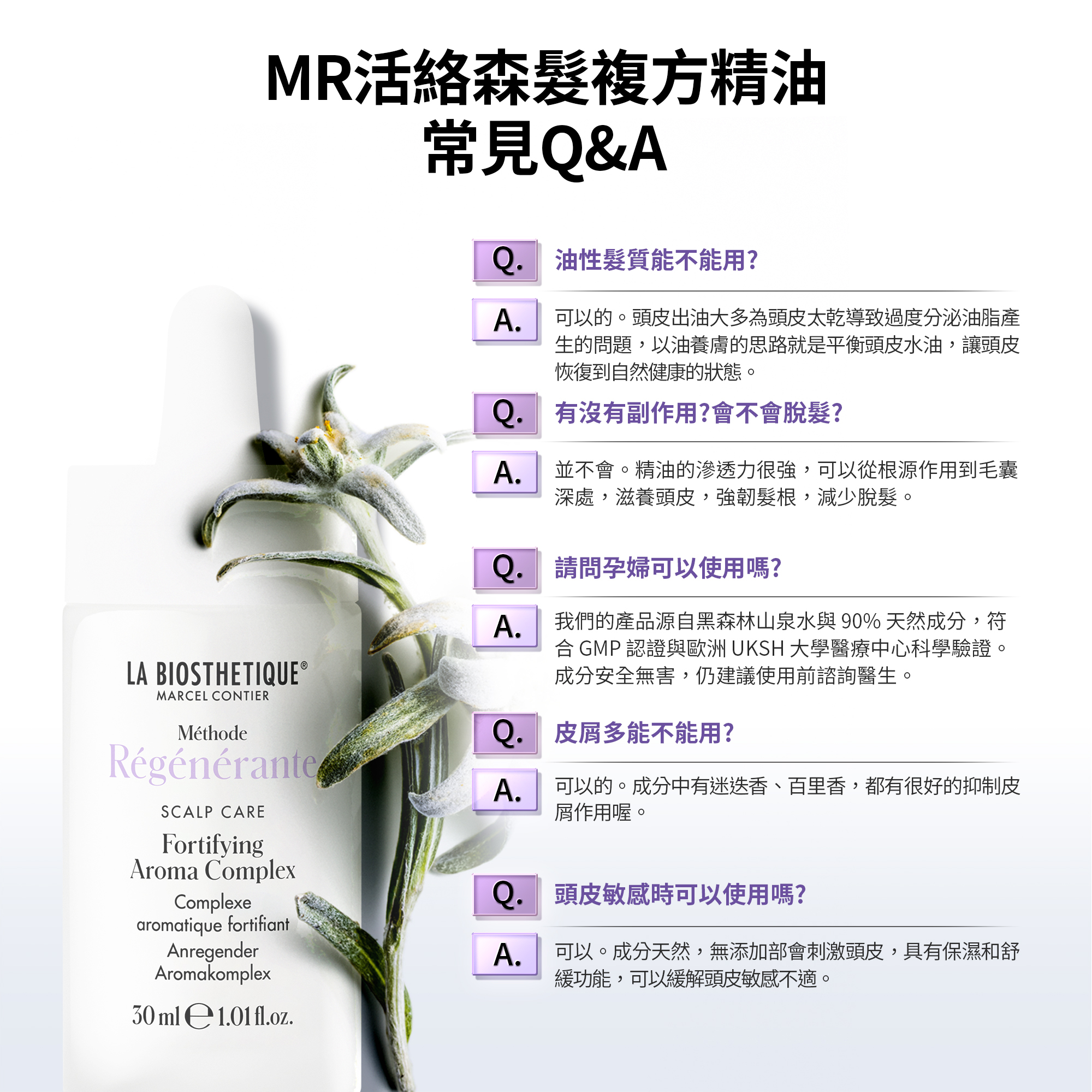微導再生賦活奇肌 MR活絡森髮複方精油
