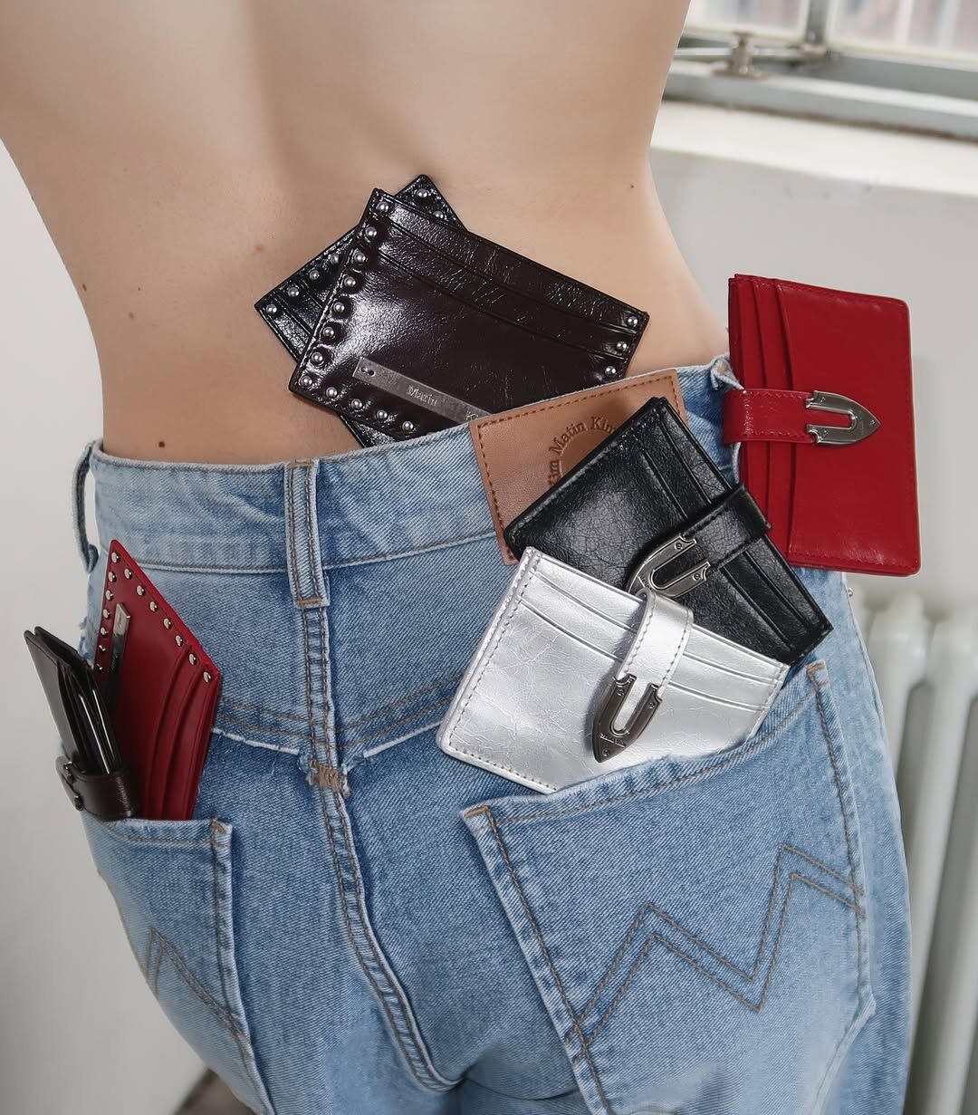 WESTERN BUCKLE CARD WALLET