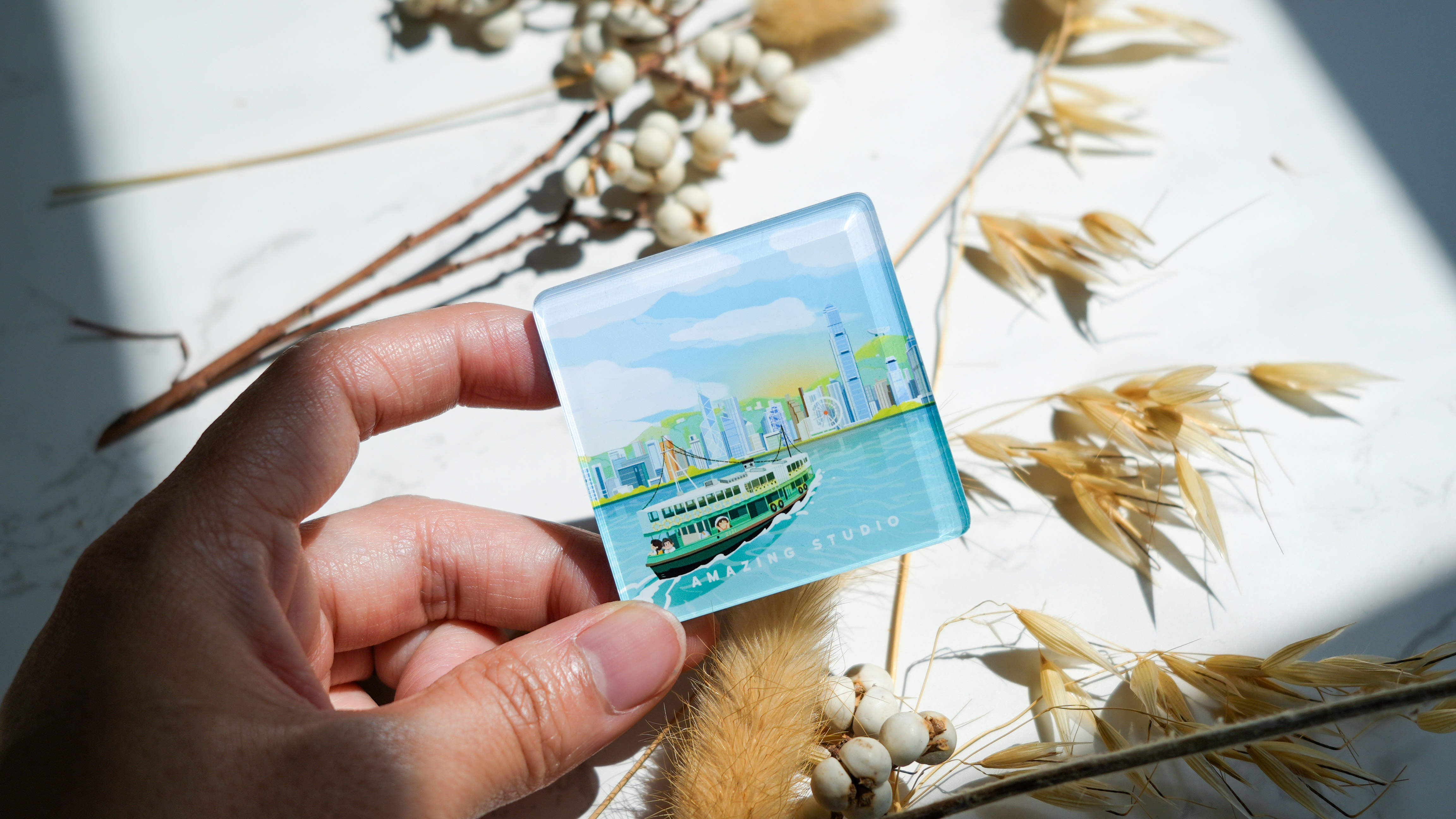 【中環 】 亞加力磁石貼丨Amazing Studio