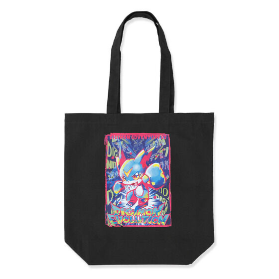 237081 Pbandai 預訂 2025/11月 渡辺けんじ氏デザイン デジモンアドベンチャー02 ブイモン進化 トートバッグ