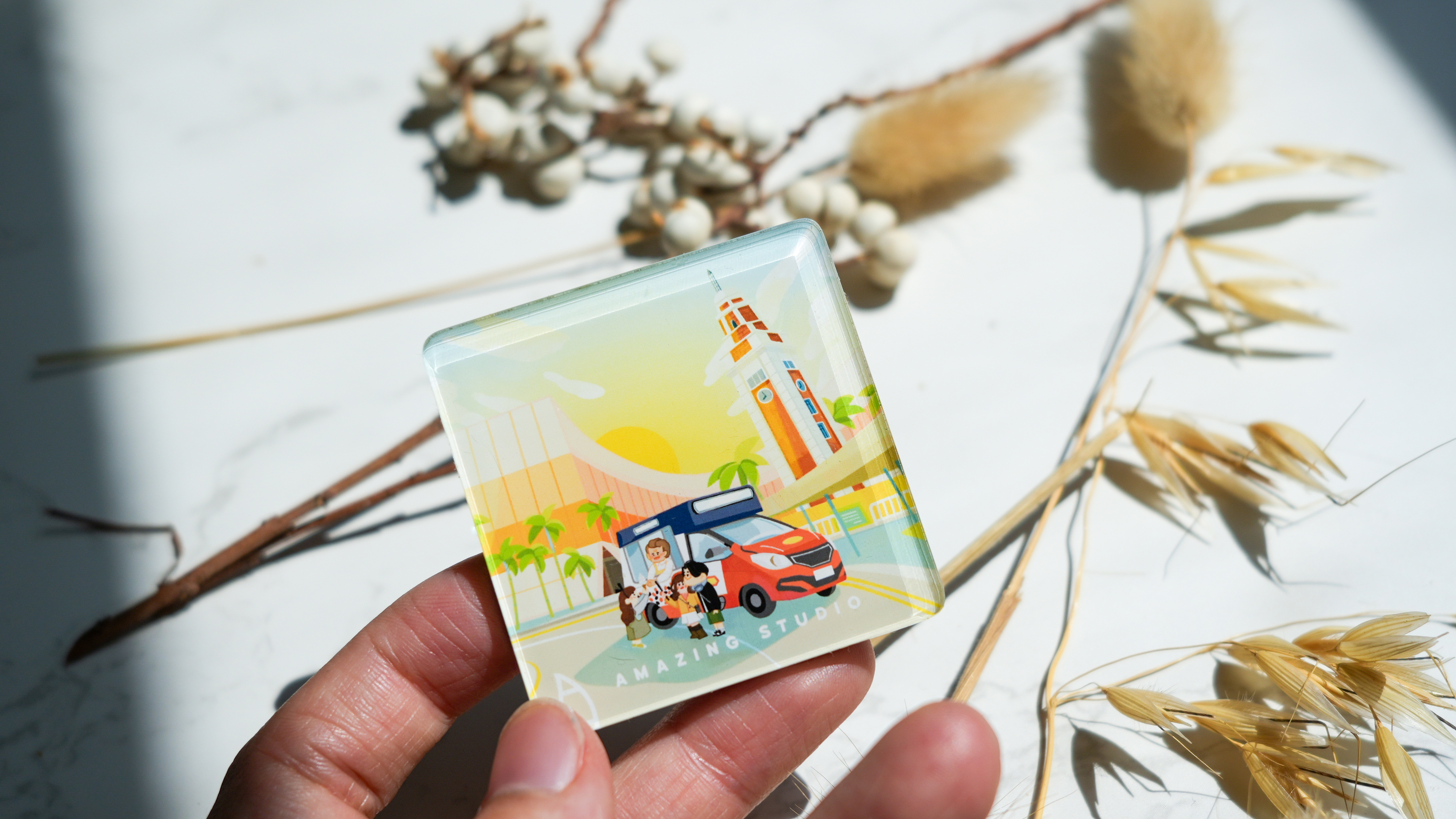 【尖沙咀 】 亞加力磁石貼丨Amazing Studio