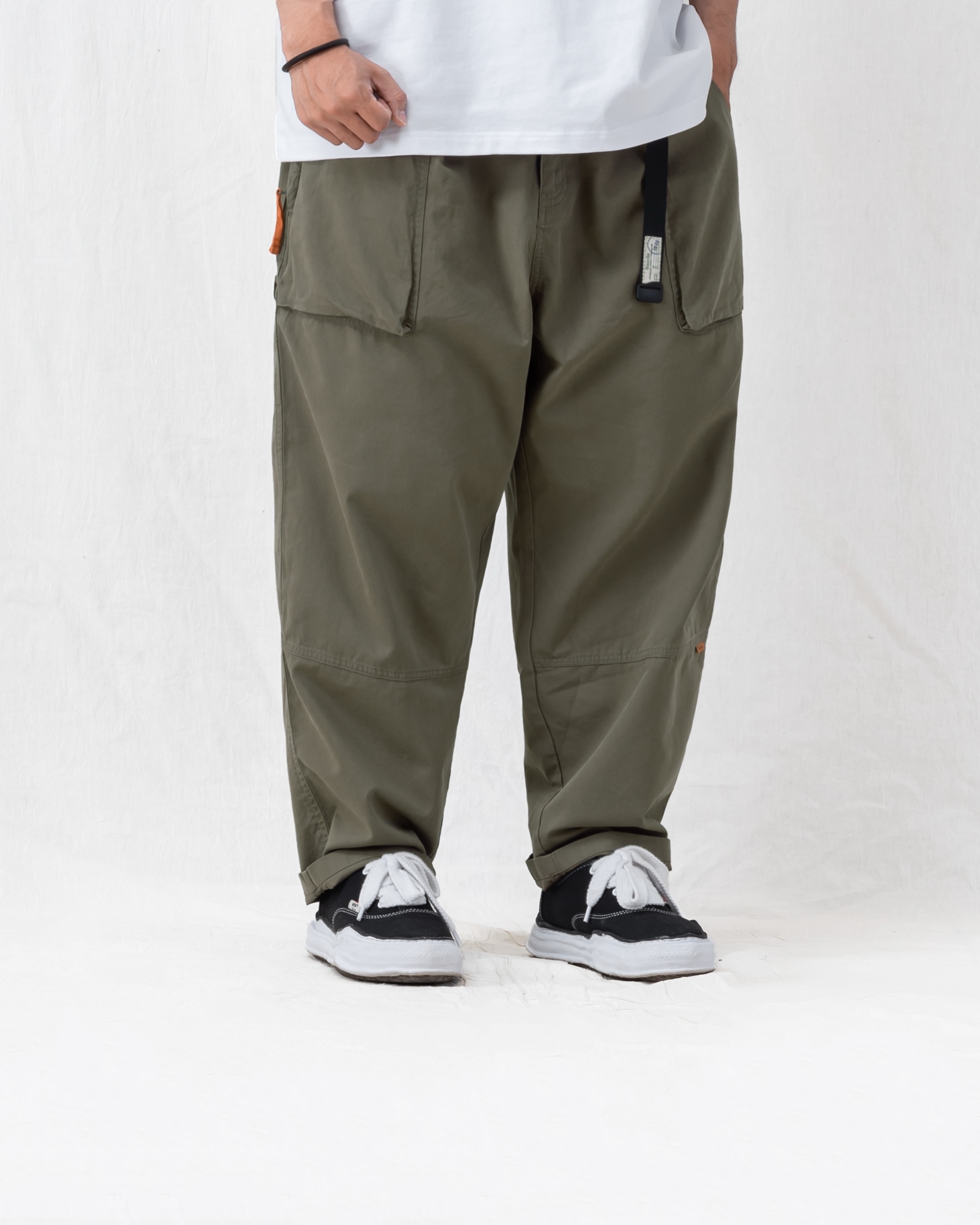 PERSEVERE 3D立體口袋海軍長褲 米白/深灰/淺橄欖綠 25 A/W 3D Pocket Tapered Pants
