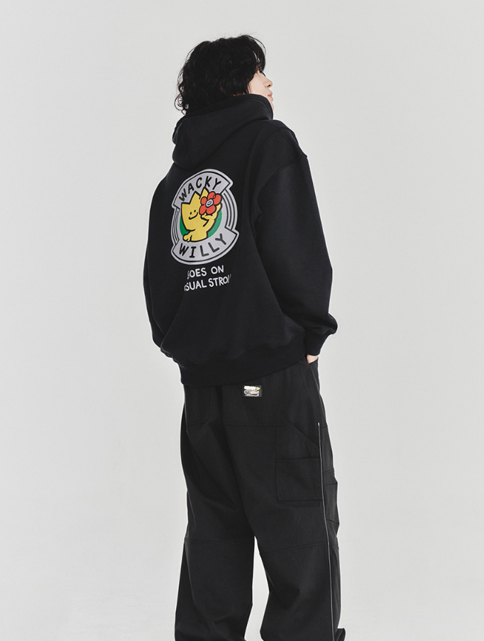 【直播】WACKY WILLY LL0919508 圖案有帽衛衣