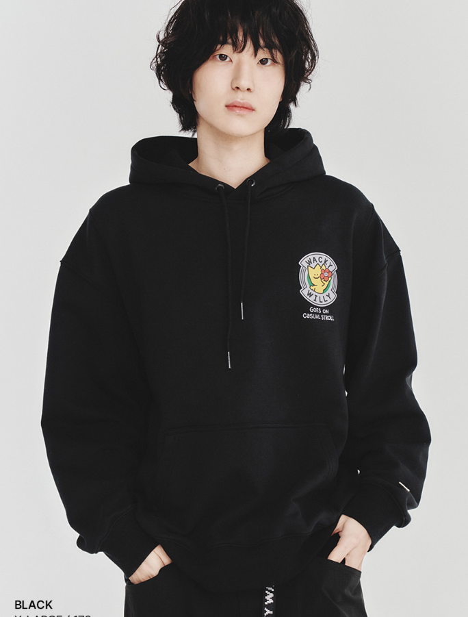 【直播】WACKY WILLY LL0919508 圖案有帽衛衣