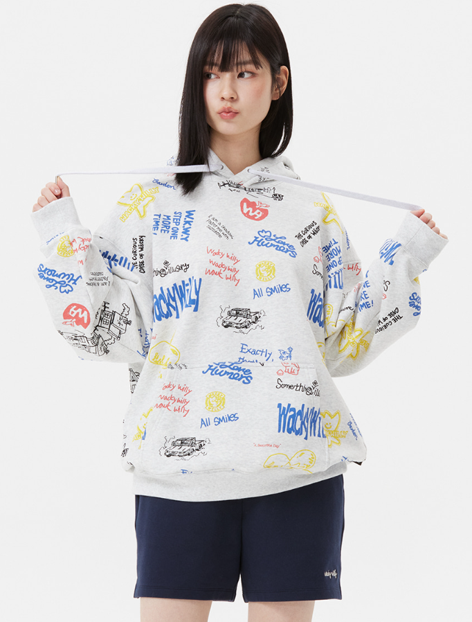 【直播】WACKY WILLY LL0919510 圖案款有帽衛衣