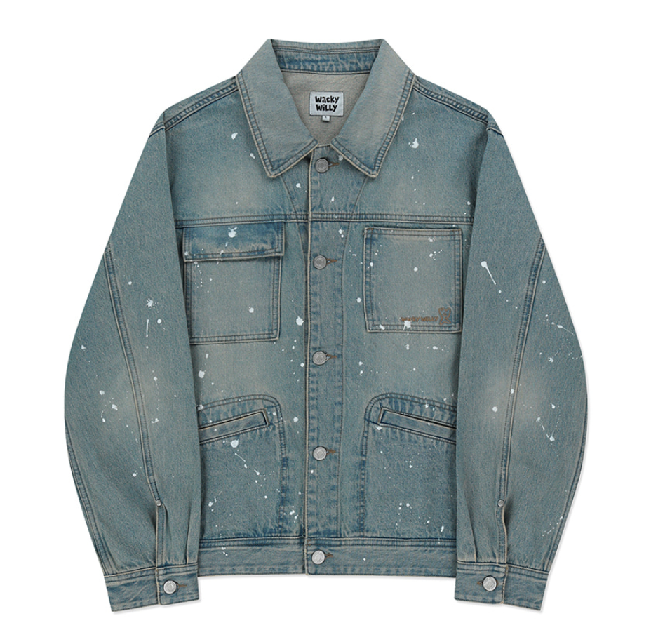 【直播】WACKY WILLY LL0919516 潑墨牛仔外套