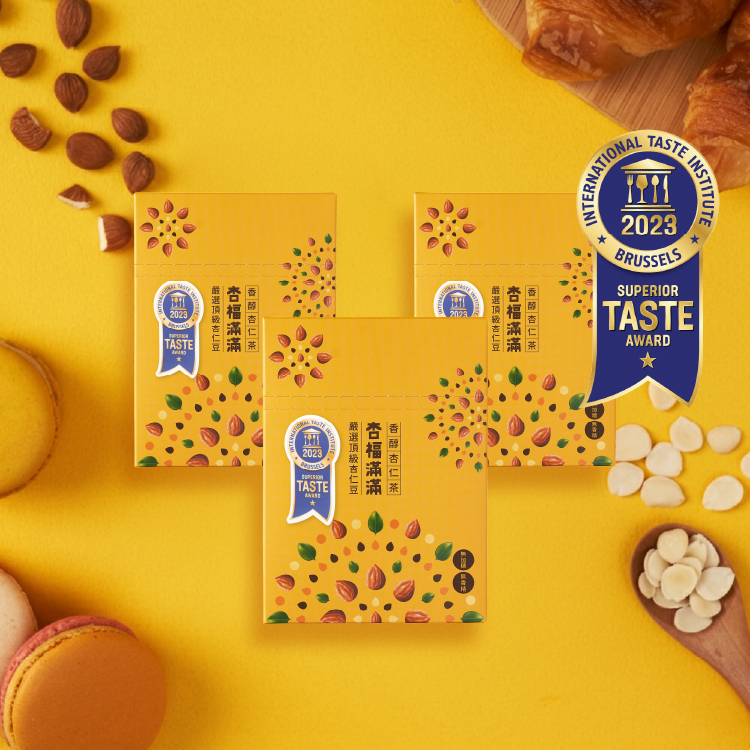 杏福滿滿 香醇杏仁茶 - 三盒組 (預購商品預計2026/4月底出貨)