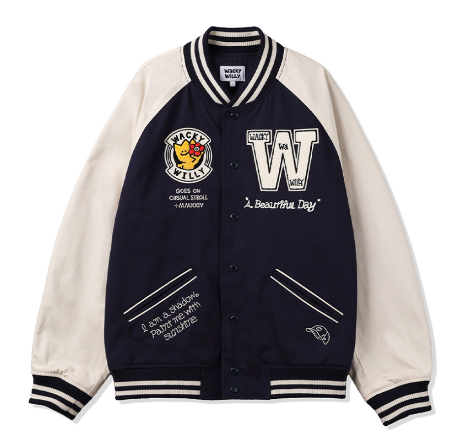 【直播】WACKY WILLY LL0919518 棒球外套