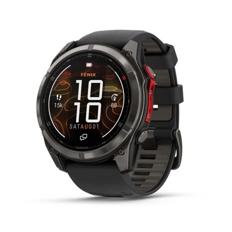 Garmin 010-03380-13 Fenix 8 – 51mm MicroLED 全方位戶外進階 GPS 智慧腕錶
