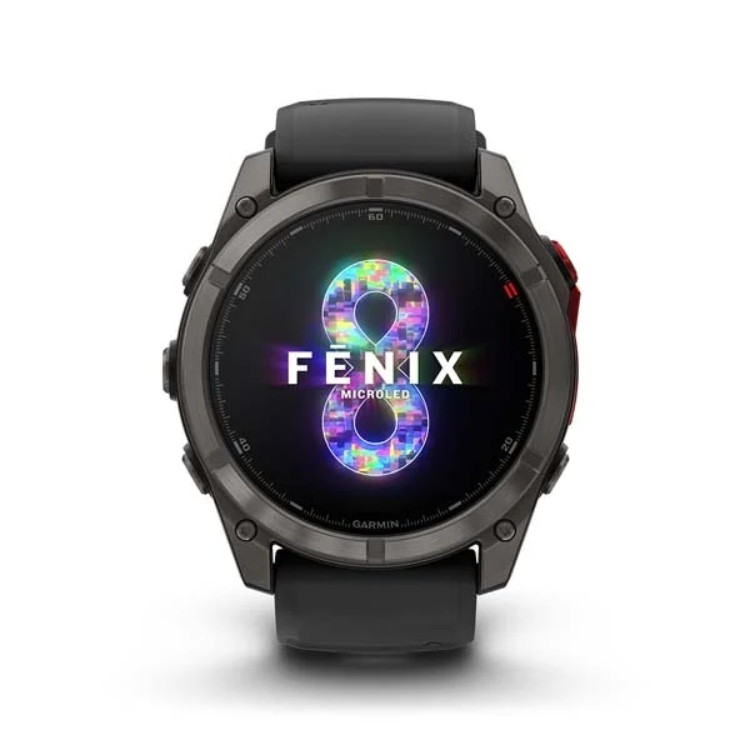 Garmin 010-03380-13 Fenix 8 – 51mm MicroLED 全方位戶外進階 GPS 智慧腕錶