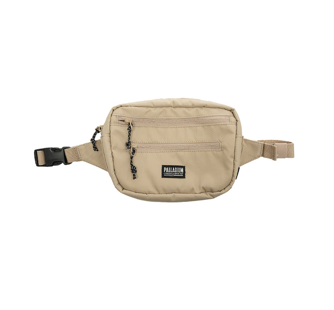 PALLADIUM MINI WAIST BAG 黑 迷彩 軍綠 沙 可調節背帶 多夾層收納 休閒 隨身小包 肩背 斜背 腰包【BG658】