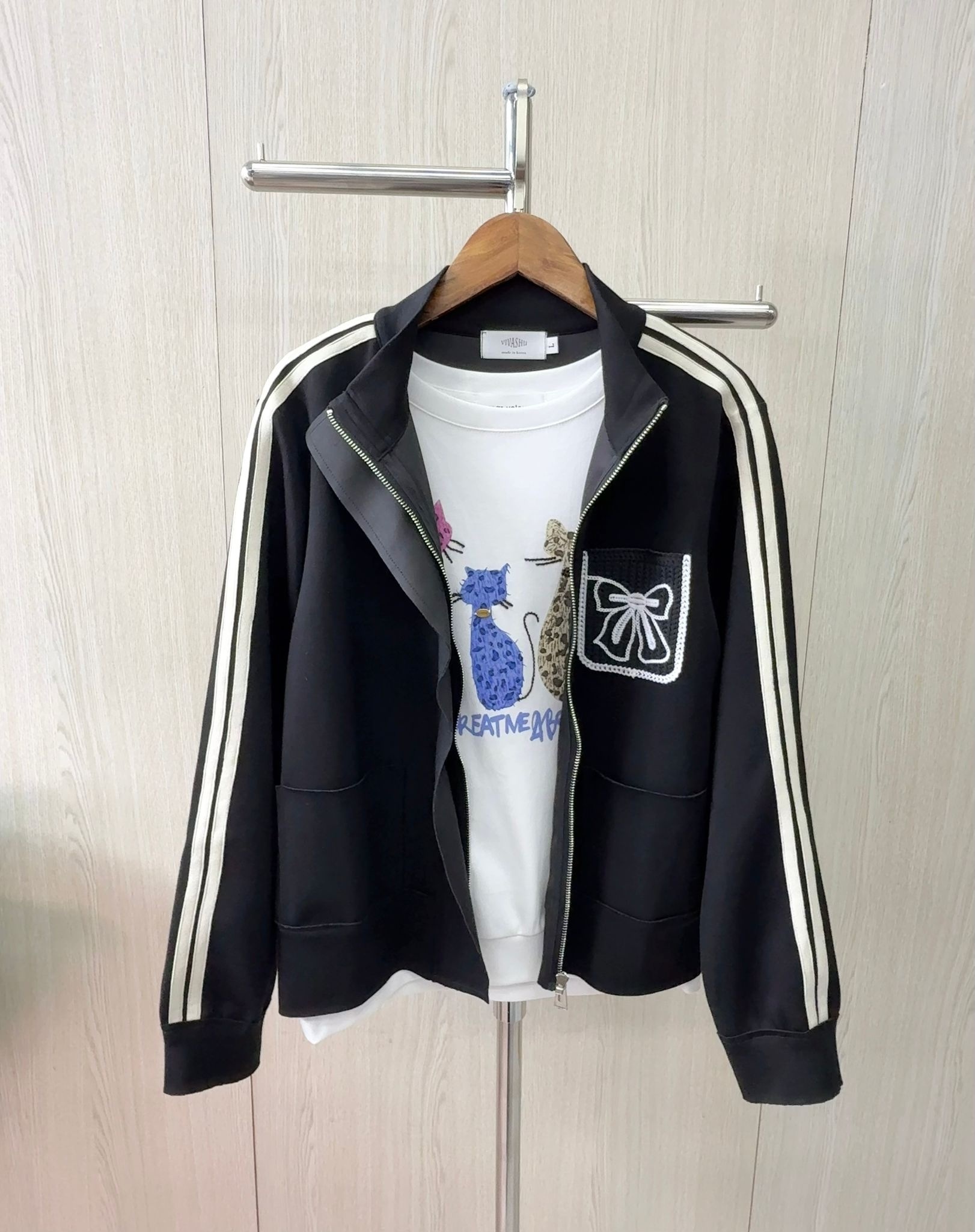 韓國高質滑料外套～113AC