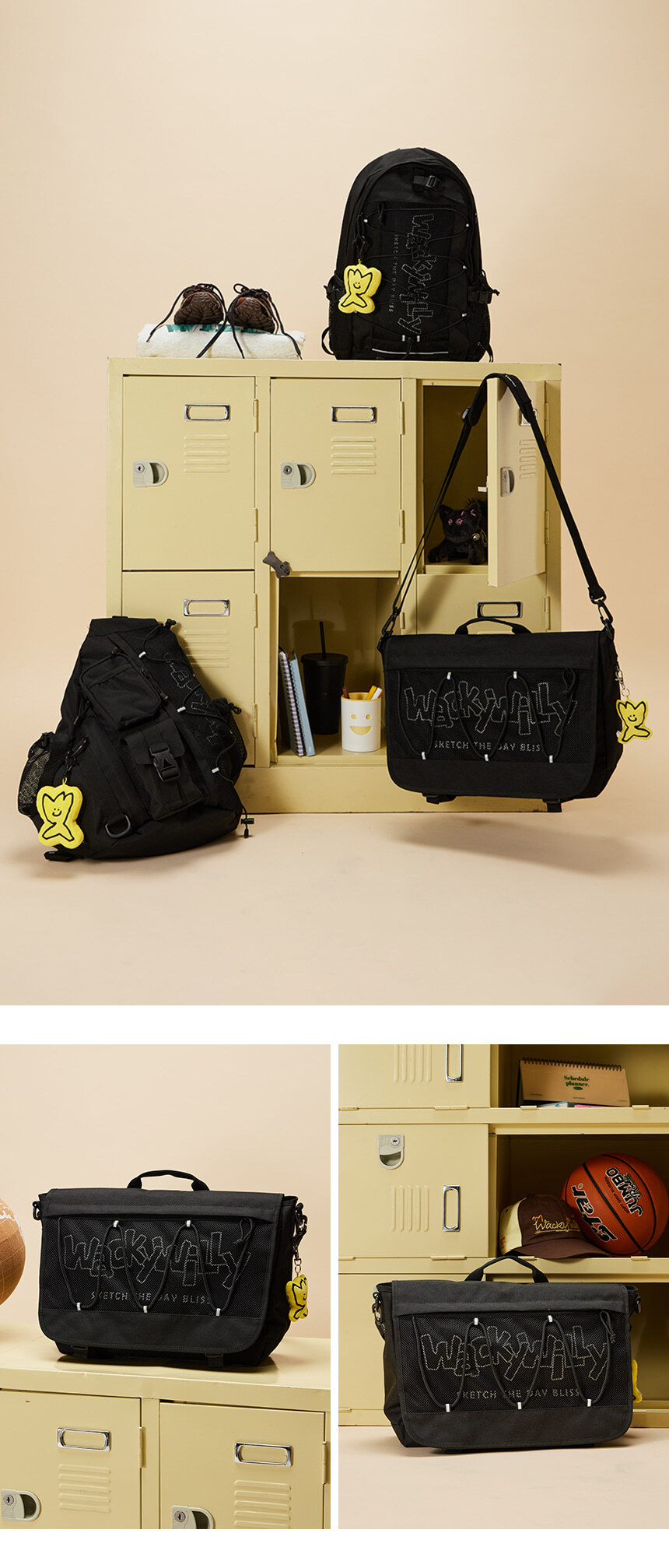 【直播】WACKY WILLY LL0919877 斜背包