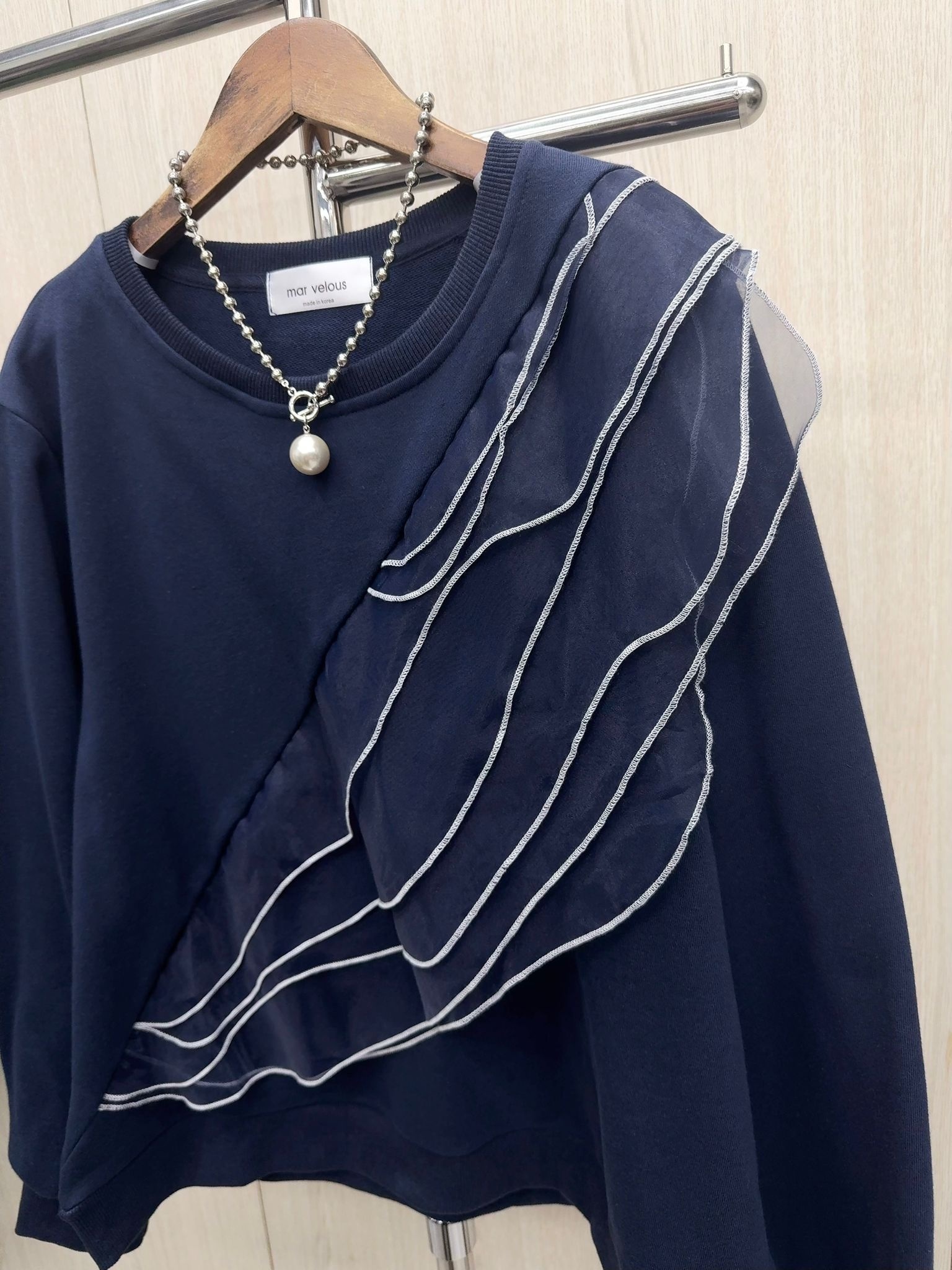 韓國高質Ruffle top ~109J