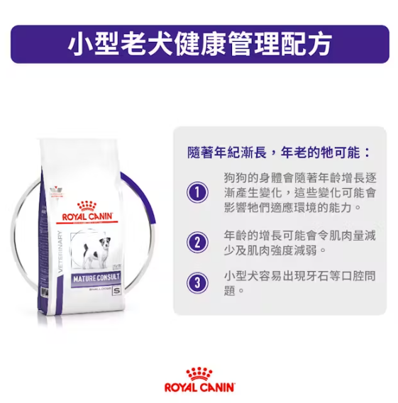 Royal Canin - 獸醫配方 - Mature Consult (Small Dog) 小型老犬處方乾糧 3.5KG